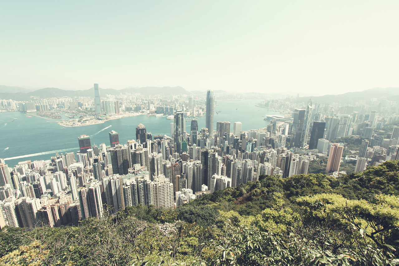 Foto von Blick auf Hong Kong vom Victoria Peak